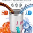 thumbnail image 4 of 1pc Nurse 30oz Tumbler with Straw & Handle - Insulated Stainless Steel Cup | Holiday Gift for Man Women (Christmas, Valentine's, Birthday), 4 of 8