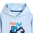 thumbnail image 5 of Karoyedx Pant Sets for Toddlers Boys Clothes Dinosaur Boy Clothes Fall Winter Outfits Long-sleeved Hooded Sweatshirt Pants 2Pcs Set Light Blue Size,3-4 Years, 5 of 5