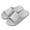 Grey, variant on Mens Slippers Classic Couples Slippers Solid Color Design Non Breathable Massage Function Soft Sole Quick Drying Flat Shoes Ideal For Shower Room And Home Use ,Us Size:7