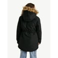 thumbnail image 2 of Justice Girl's Canvas Parka, Sizes XS - XL, 2 of 5