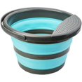 thumbnail image 1 of Water Bucket - Multipurpose Mop Bucket | Portable Laundry Bucket Round Tub, Household Cleaning Buckets, Compact Folding Round Tub 4L 10L for Home Cleaning, 1 of 7