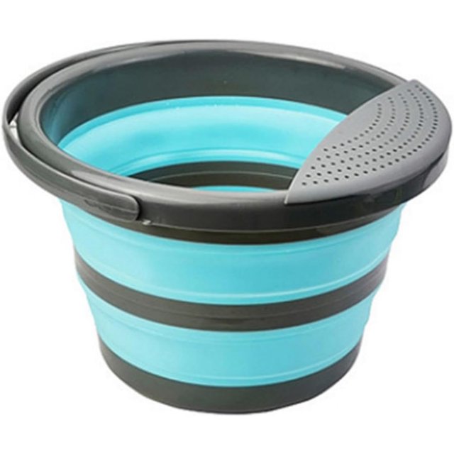 Water Bucket - Multipurpose Mop Bucket | Portable Laundry Bucket Round Tub, Household Cleaning Buckets, Compact Folding Round Tub 4L 10L for Home Cleaning