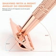 thumbnail image 5 of FACEGA Double Edge Safety Razor for Women,with 10 pcs Safety Razor Blades Single Blade Razor Reusable Travel Essentials Women Razor, 5 of 7