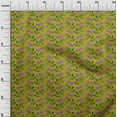 thumbnail image 2 of oneOone Cotton Flex Fabric Leaves & Floral Block Printed Craft Fabric BTY 40 Inch Wide, 2 of 4