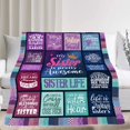 thumbnail image 3 of LHSHID Sister Birthday Gifts Sister Gifts Blanket Birthday Gifts for Sister Gifts for Sister Sister Gifts from Sister Sister Throw Blanket from Sister Adult Big Sister Gifts 30"x40", 3 of 7