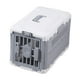 thumbnail image 5 of Transportín para mascotas plegable con ventilación lateral , suministros para mascotas, jaula portátil para perros, estuche de para gatos, Gris blanco, 5 of 9