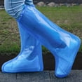 thumbnail image 6 of Shoe Covers Disposable Non Slip - Pack of 10(5 Pairs), Waterproof Shoe Booties Covers Blue One Size, 6 of 8