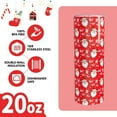 thumbnail image 4 of Christmas Red Gifts for Women Men, 20 Oz Tumbler with Lid and Straw, Xmas Santa Claus Stainless Steel Insulated Travel Coffee Cup, Winter Holiday Water Bottle for Him Her, 4 of 6