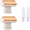 thumbnail image 1 of shiyou-Shaver Replacement Heads Razor and Trimmer Blades Compatible with Perfect Finishing and Soft Touch Rechargeable Body Shaver Include 2 Cleaning Brush (2PCS), 1 of 4