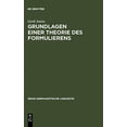 thumbnail image 1 of Grundlagen Einer Theorie des Formulierens, 1 of 1