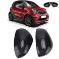 thumbnail image 2 of Pair Rearview Mirror Stick On Protective Housing Replacement for Smart Fortwo/Forfour 453 2015鈥?021 Side Mirror Protector Glossy Black, 2 of 6