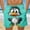 Green, variant on BRGZLK Mens Beach Shorts Summer Drawstring Waist Funny Cute Duckling Expression Print Summer Swim Trunks Novelty Beachwear Sports Vacation Shorts with Pockets