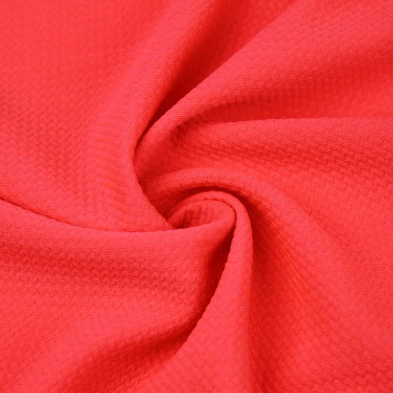 BULLET Red | Liverpool | Stretch Fabric | Spandex | Solid Fabric | Textured  fabric poly spandex bullet
