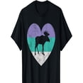 thumbnail image 3 of Camiseta de alce para mujer y niña, estilo retro, ideal para adultos, hombres, mujeres, adolescentes, jóvenes y deportes casuales., 3 of 6