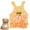 orange, variant on GASTROPOD Dog Dresses for Small Dogs Girl,Cotton Printed Everyday Dress Small Dog Costume,Prevents Overheating with Plaid Girl Dog Clothes,Green,Xl