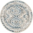 thumbnail image 2 of Rugs.com Charlotte Collection Rug – 5 Ft Round Gray Low-Pile Rug Perfect For Kitchens, Dining Rooms, 2 of 9