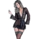 thumbnail image 3 of Lady Sexy Lingerie Lace Mesh Robe Nightwear Babydoll Fashion Gown, 3 of 5