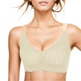 thumbnail image 4 of Sngxgn Wireless Bra with S upport for Women Seamless Bra Full Coverage Bra(Beige,L), 4 of 4