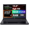 thumbnail image 1 of Laptop Gamer Acer Nitro NVIDIA GeForce RTX 3050 UN.38MPE.005 AMD Ryzen 7 16GB RAM 512GB SSD, 1 of 4