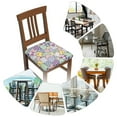 thumbnail image 7 of Cauagu different patchwork for Dining Chair Seat Covers,Slipcovers Kitchen Chair Covers Upholstered Chair Seat Cushion Cover Chair Seat Protector-Four Pieces, 7 of 7