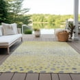 thumbnail image 6 of Addison Rugs Chantille Indoor/Outdoor Transitional Dots Gold Washable Rectangle Rug, 10' x 14', 6 of 6