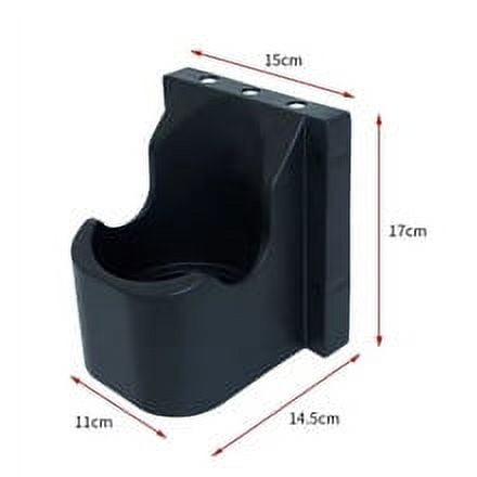 WEUVEB Wall Mount Spray Bottle Holder Black Plastic Car Detailing Organizer Rack