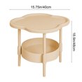 thumbnail image 3 of DPTALR Mini Table Easy Small Apartment Bedside Table Small Table, 3 of 9