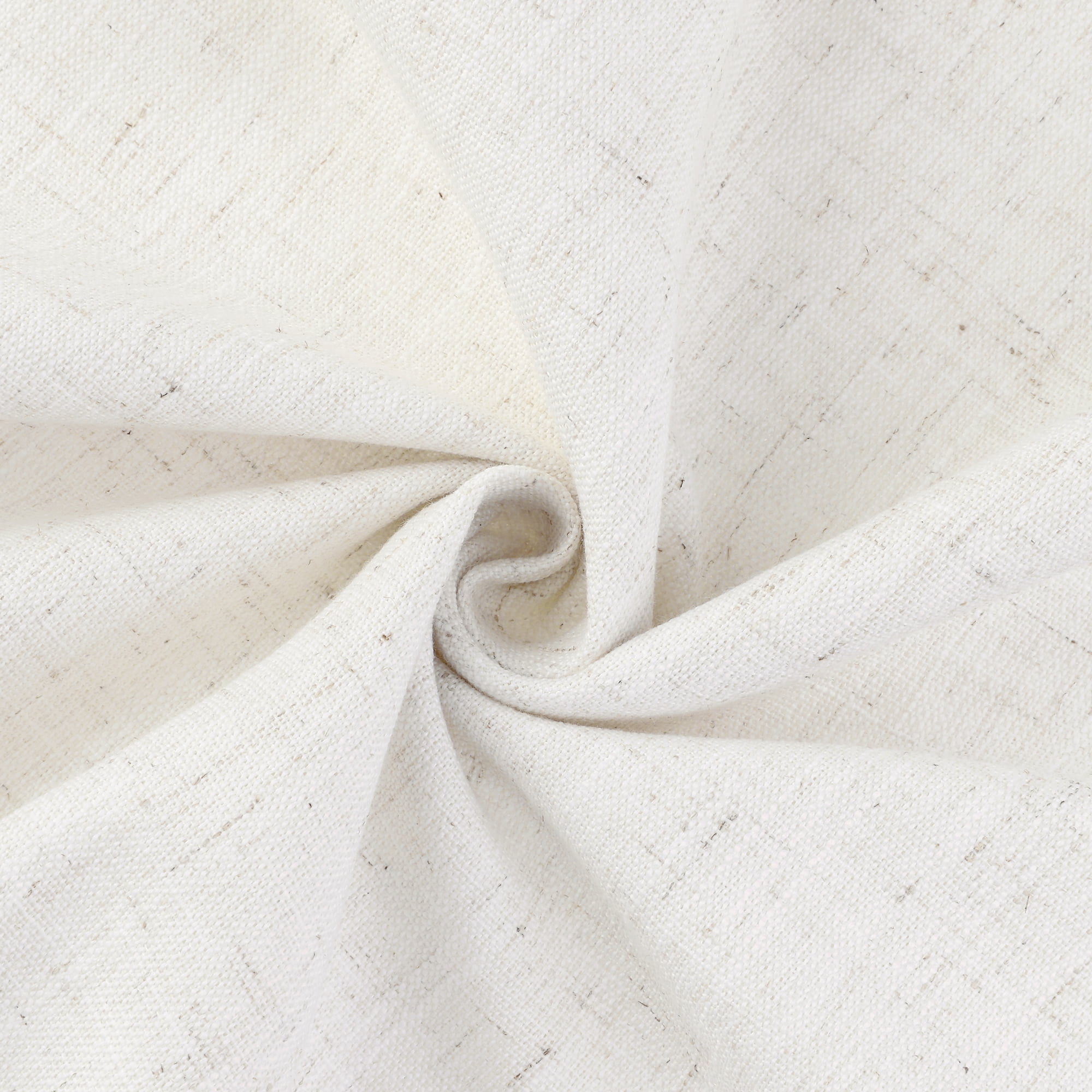 Unique Bargains Rustic Tablecloth Cotton Linen Waterproof Table Cover with Tassels, Coffee 55"x87"