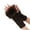 Coffee, variant on Women’s Faux Fur Cuff Cable Knit Fingerless Gloves, Warm Thick Cropped Half Finger Wrist Warmers Knitted Arm Cuffs for Typing Navy One Size