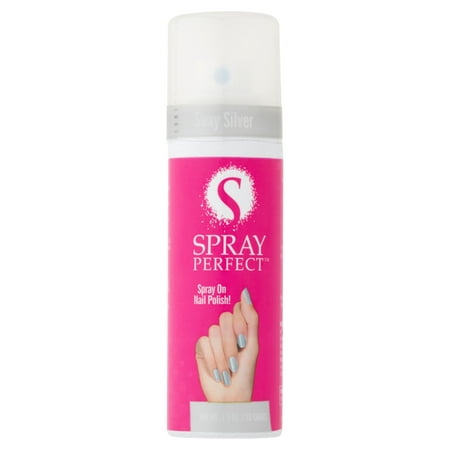 As Seen On TV Spray Perfect Sexy Silver Spray On Nail Polish! 1.3
