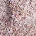 thumbnail image 6 of SAFAVIEH Rio Dallas Geometric Polyester Shag Area Rug, Light Pink, 8' x 10', 6 of 11