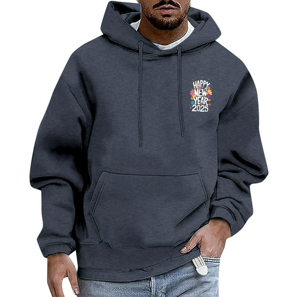 WILLBEST Sudaderas 2025 Tendencia Hombres y Mujeres con El Mismo Año Sudadera con Capucha Casual Deportes Moda Año Indispensable Top Chica