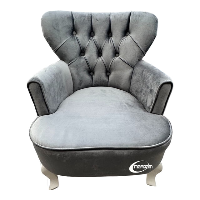 Sillón Vintage MARDAM Individual Terciopelo Oxford 80 cm alto 60 cm ancho 60 cm fondo