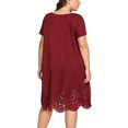 thumbnail image 2 of Qertyioot Robe Décontractée Mode Femme Grande Taille, 2 of 8