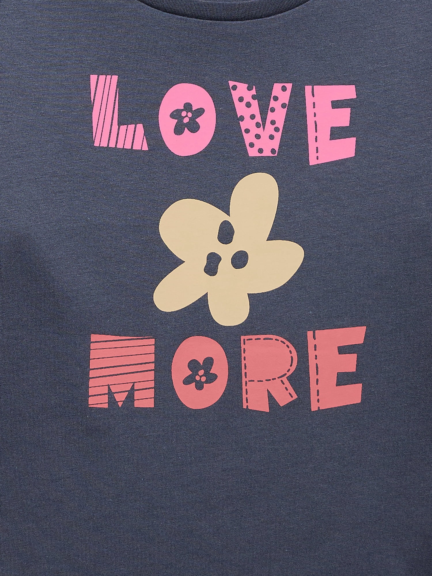 365 Kids By Garanimals Girls Long Sleeve Graphic T-Shirt, Sizes 4-10