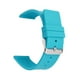 thumbnail image 5 of Correa de silicona Hebilla de metal de liberación rápida Correa de repuesto Correa de reloj Hebilla plateada azul, 5 of 8