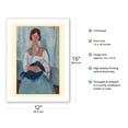 thumbnail image 2 of Roma Gypsy Woman with Baby - From an Original Color Painting by Amedeo Modigliani c.1919 - Bamboo Fine Art 290gsm Paper (Unframed) 12x16in, 2 of 4