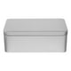 thumbnail image 1 of Caja de latas de metal vacía con tapa Contenedores rectangulares de hojalata Cajas de almacenamiento portátiles de lata grande para galletas para dulces Favores de fiesta de té, 1 of 8