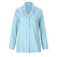 thumbnail image 2 of Richie House Women's Plaid Cotton Pajamas Sleepwear Set RHW2282, 2 of 2