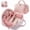 Pink, variant on 2026 New Travel Makeup Bag for Woman,180° Lay-Flat Design, Large Capacity Makeup Organizer Pouch Open Flat Toiletry Bag with Compartments,Ideal for Travel & Daily Use