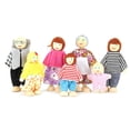thumbnail image 2 of Muñecas de teatro para bebés, accesorios, juguetes para niños, juego de regalo, títeres de dedo de dibujos animados (familia de siete), 2 of 9