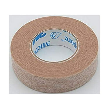 3M Micropore Tan Surgical Tape 0.5" Wide -2 Rolls