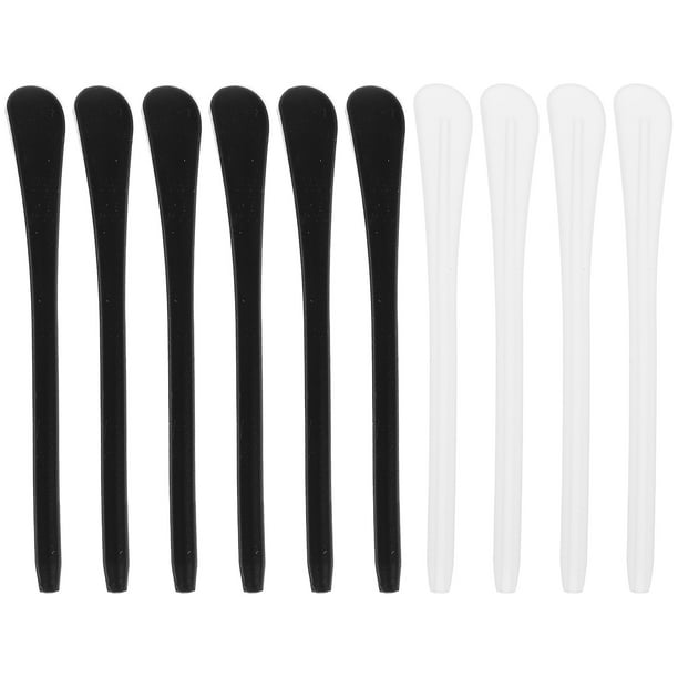 ColoMX 5 pares de gafas de sol, cubiertas para piernas, puntas para extremos de gafas, protectores de puntas de silicona resistentes al desgaste