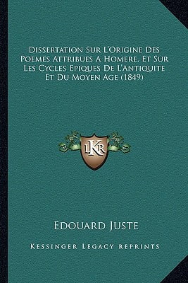 Dissertation sur le cid