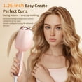 thumbnail image 2 of Mermaid Wave Hair Curler and Crimper, Professional Double Barrel Waver Iron for Effortless Beachy Waves, Fast Heating Ionic Ceramic Styling Tool with Cute Cat-Ear Design,pink, 2 of 7