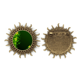 thumbnail image 1 of Pin de gancho de metal vintage Unbranded El trebol de oro con forma de sol, 1 of 3