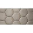thumbnail image 4 of Luxury Velvet Textile Hexagon Creme (2pc.), 4 of 4