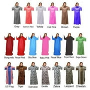 Soft Fleece Wearable Blanket with Sleeves - Plush Cozy Warmth & Comfort - Machine Washable, Lightweight Throw Wrap TV Blanket (Black)