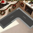 thumbnail image 1 of Feltree L Corner Kitchen Rug 47x30 Inch, Non-Slip Absorbent Machine Washable Floor Mat for Kitchen, Living Room, and Bedroom, 1 of 8