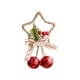 thumbnail image 2 of Adornos navideños de campana de hierro, campanas de pentagrama navideñas, colgante para pared, colgante para puerta, colgante para árbol de Navidad, campanas de lazo navideñas, decoración de Halloween, 2 of 6